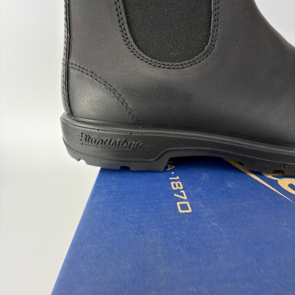 Blundstone 558 Classic Chelsea Boots Black Leather Mens 11.5 US AU 10.5 NIB